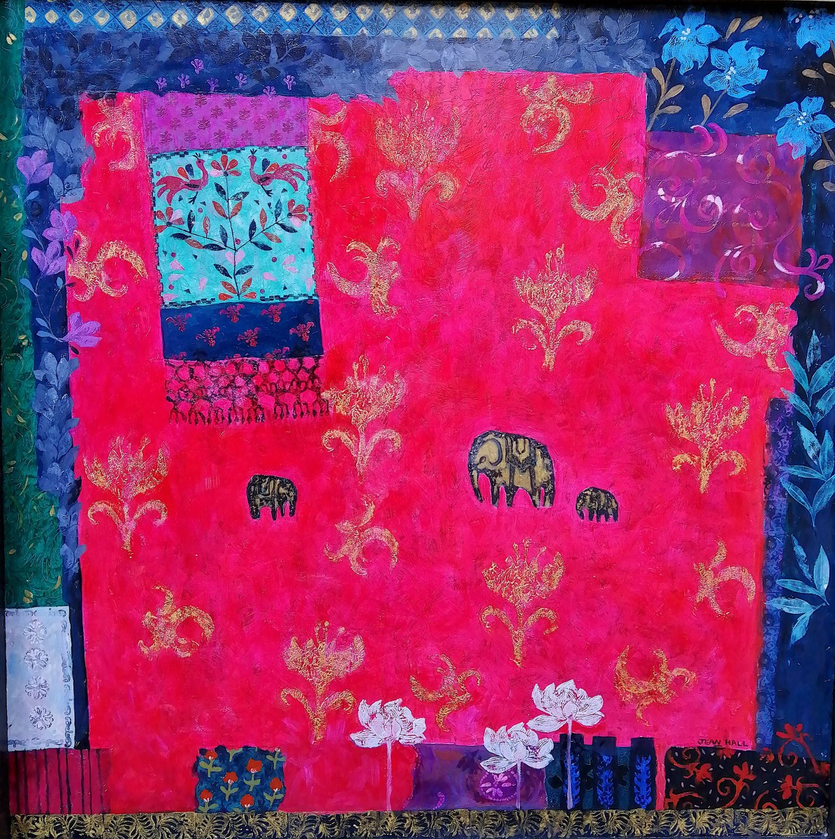 oil on board, 90 x 100 cms, price £1300